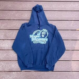 VINTAGE Russell Sweater Blue Mark Morris High Graphic Hoodie 90s